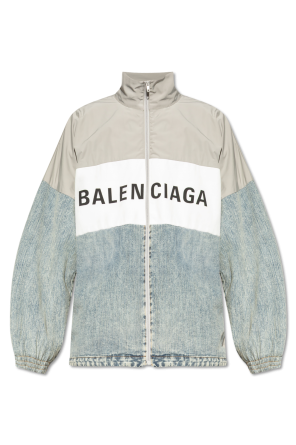 Grey Jacket with logo Balenciaga - Vitkac AS